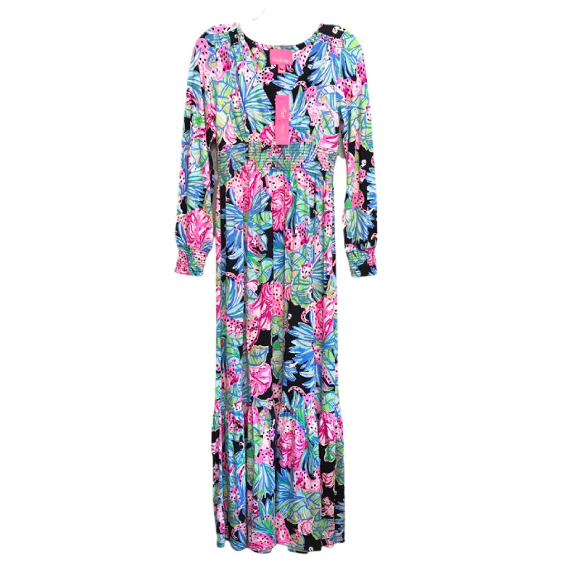 Blue & Pink Dress Casual Maxi By Lilly Pulitzer, Size: Xs