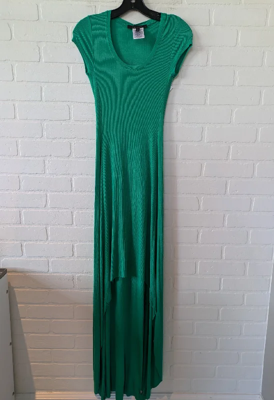 Dress Casual Midi By Bcbgmaxazria In Green, Size: Xxs