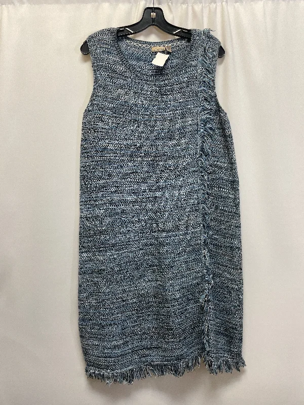 Dress Casual Midi By Holding Horses In Blue, Size: L