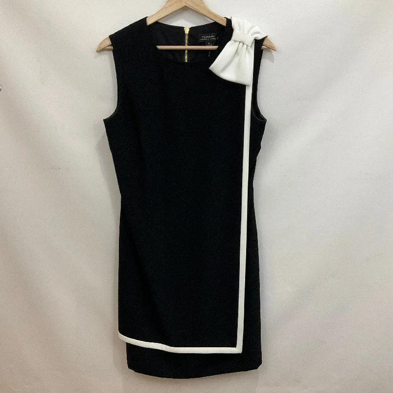 Dress Work By Tahari By Arthur Levine In Black, Size: 8