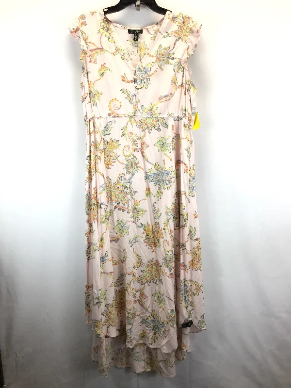 Floral Print Dress Casual Maxi Jessica Simpson, Size L