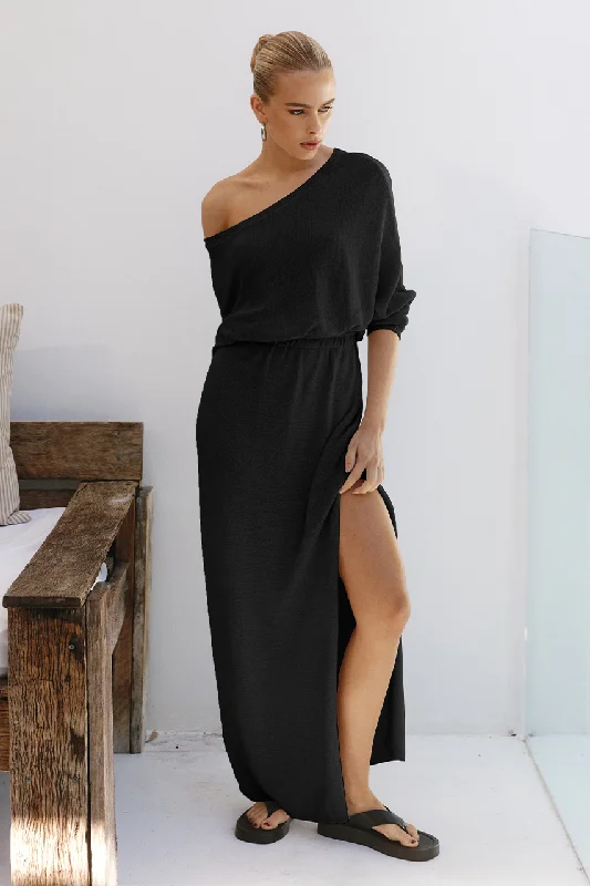 FLORIDA MAXI DRESS - BLACK