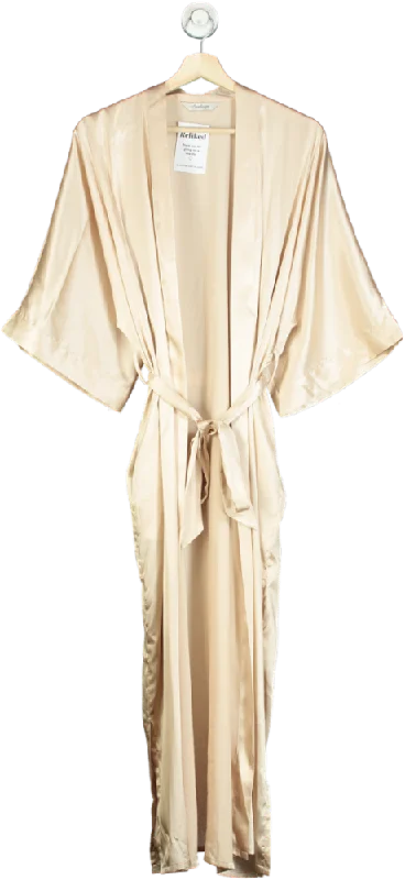 Prodesign Beige Satin Robe One Size