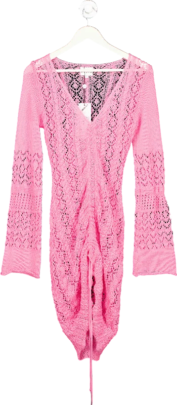 SNDYS. Pink Fate Dress UK S