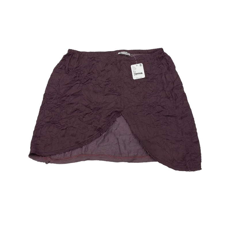 PURPLE SKIRT MINI & SHORT by FREE PEOPLE Size:XS