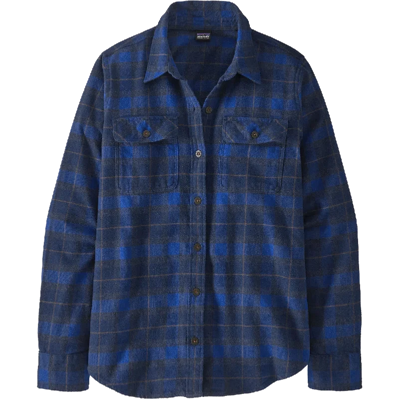 Women's Long Sleeve Midweight Fjord Flannel Shirt