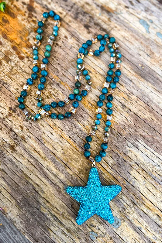 A Start Is Born Necklace - Blue