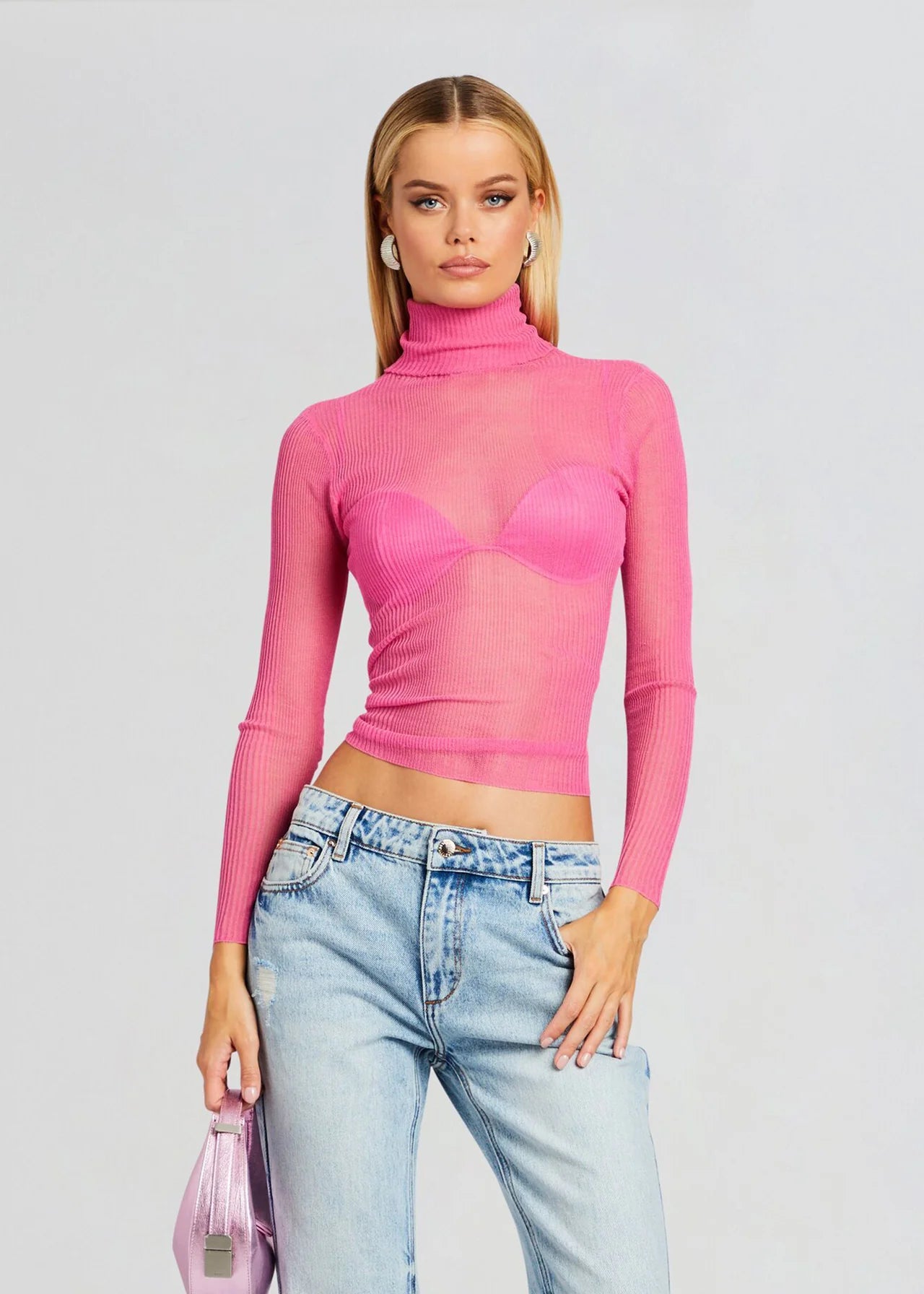 Piper Sweater - Malibu Pink