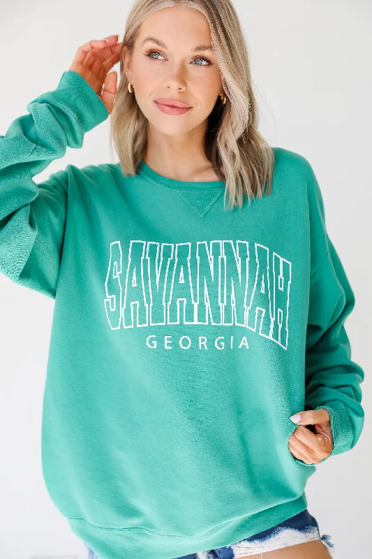 Green Savannah Georgia Sweatshirt