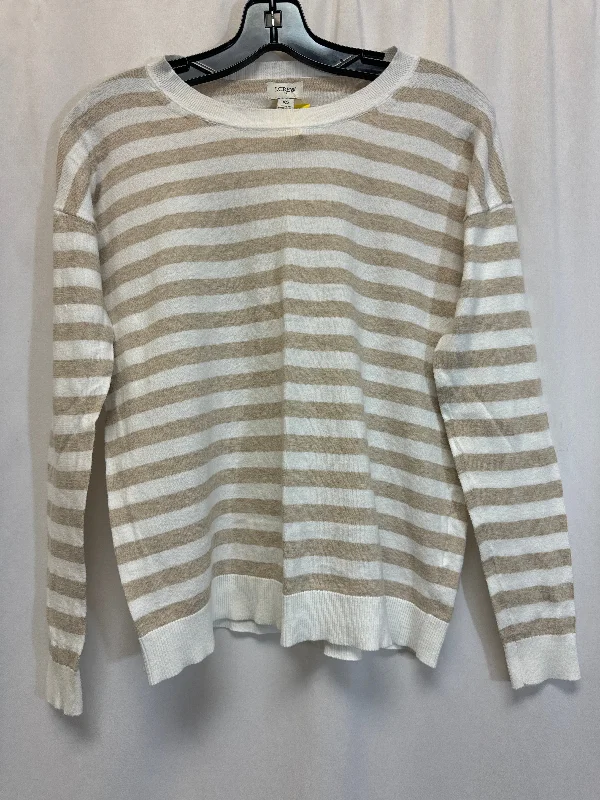 Top Long Sleeve By J. Crew In Beige, Size: Xs