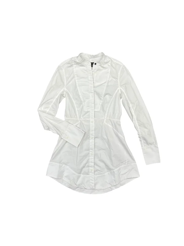 Top Long Sleeve By Rag And Bone In White, Size: M