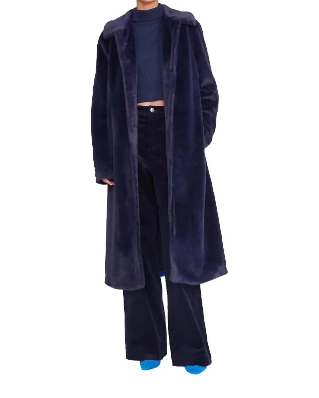 Dubois Coat In Navy/director Blue