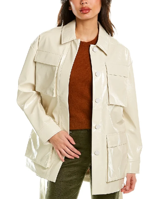 Ted Baker Textured Vinyl Field Jacket