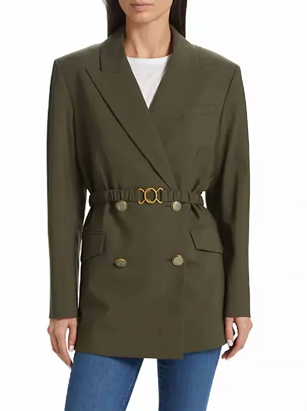 Women's Hutchinson Wool-Blend Dickey Jacket In Loden