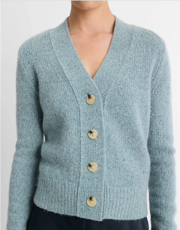 Cashmere Donegal Cardigan - Capri