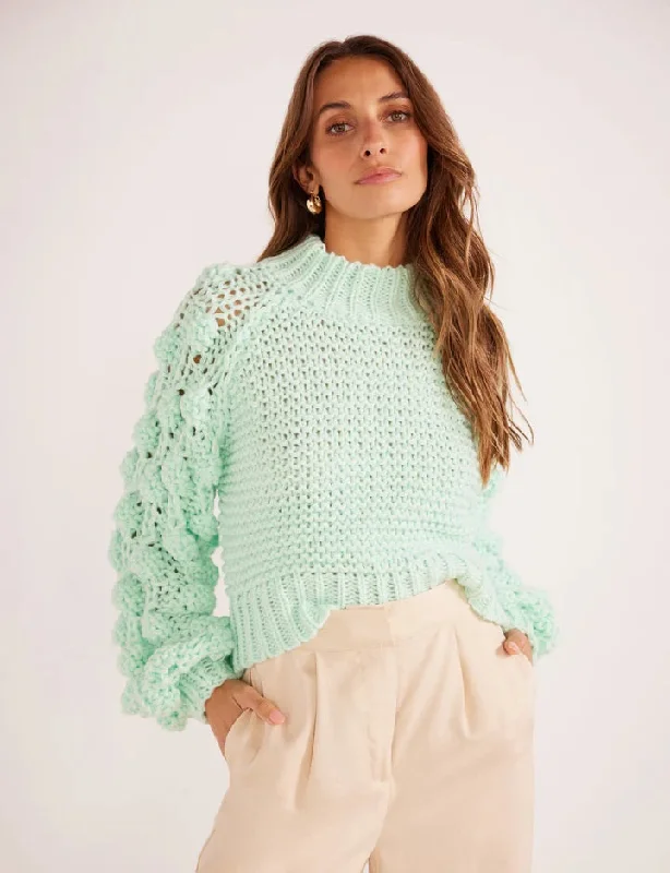 MinkPink Evelina Bobble Knit Jumper